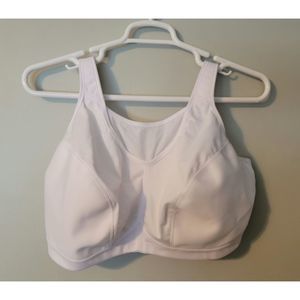 Glamorise Womens No-Bounce Camisole Sports Bra White 46G